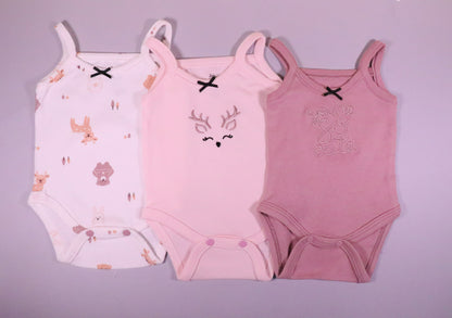 3 PIECES COTTON BODYSUIT