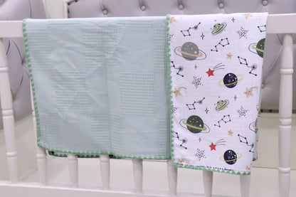 Baby boy blanket 90x95