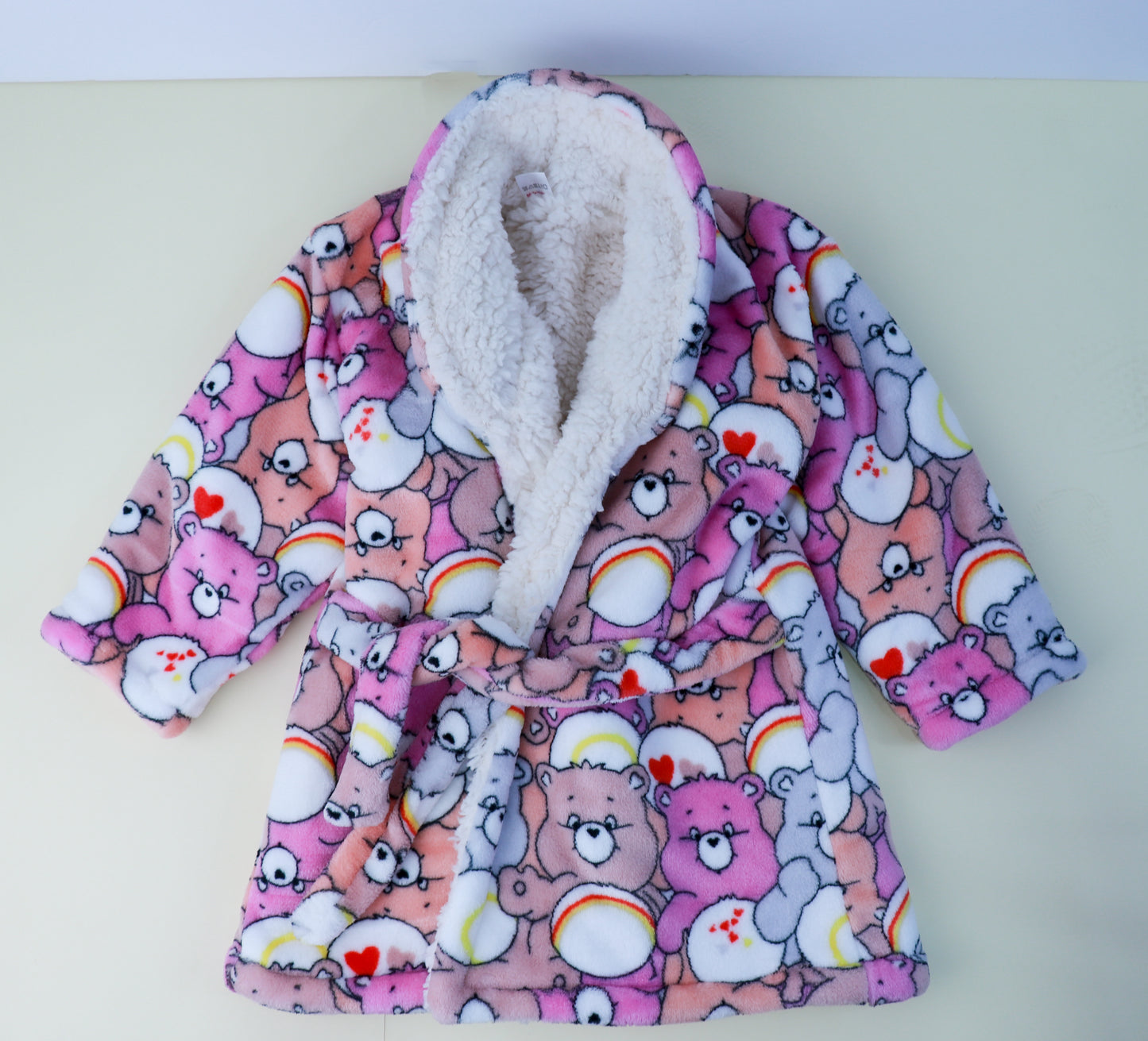 Fur winter girls robe