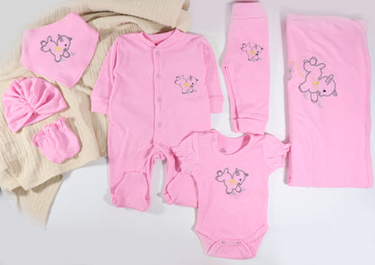 Baby girl hospital set