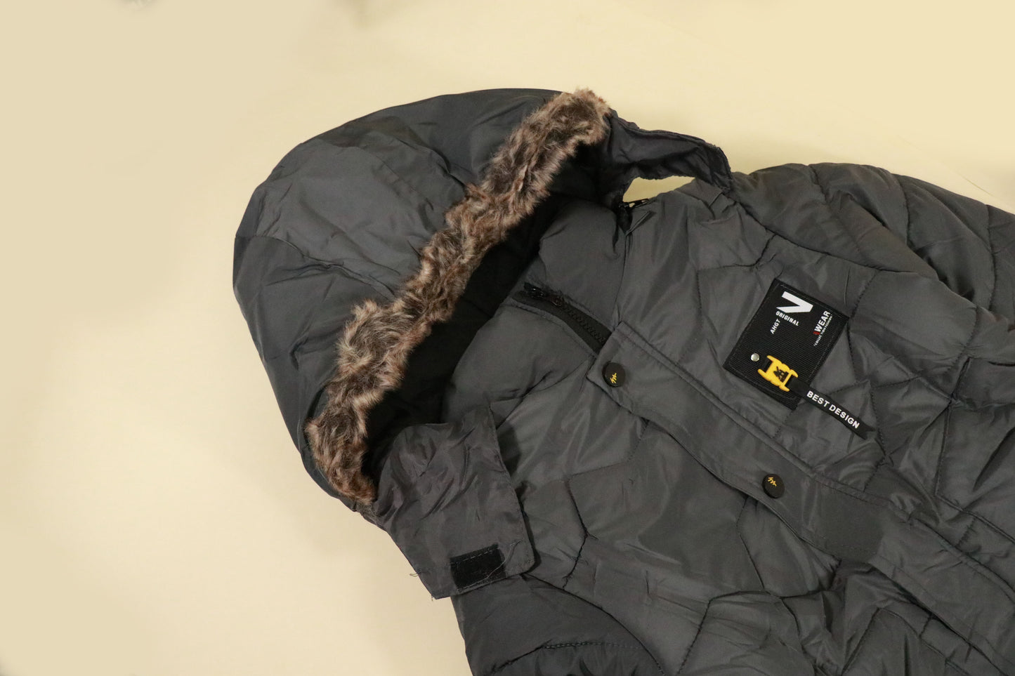 Winter jacket fur interior