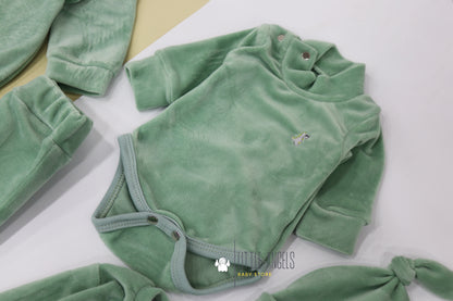 Baby hospital velvet 5 pieces set