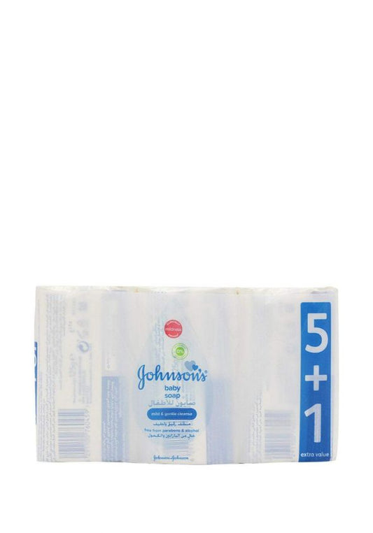Johnson's Baby Soap 6 pcs (6×125g)