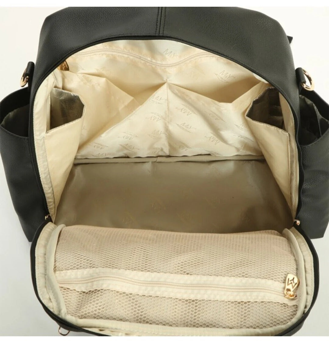 Faux leather bag M&Y