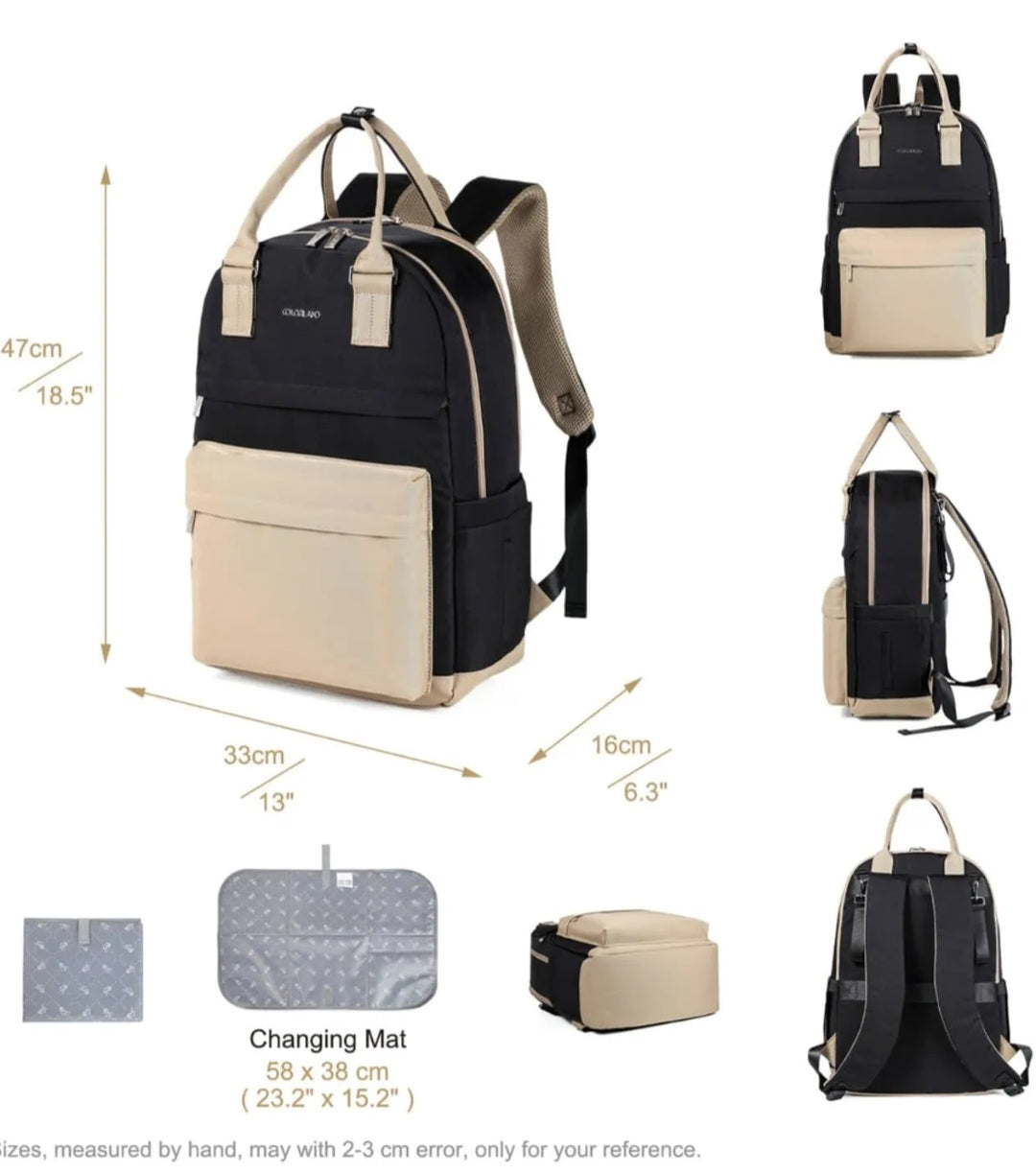 Colorland kenzie pack and go baby travel diaper backpack