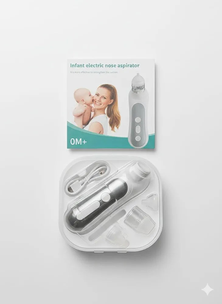 Infant electric nose aspirator