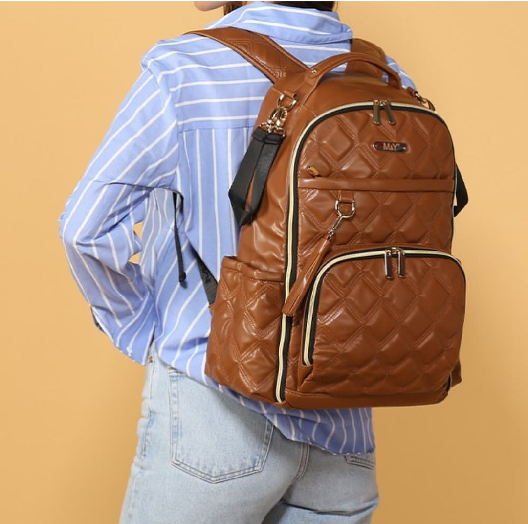 Oeste Faux Leather Backpack Bag