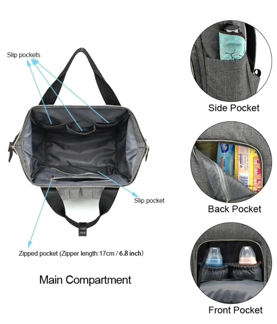 Colorland bolide baby changing backpack