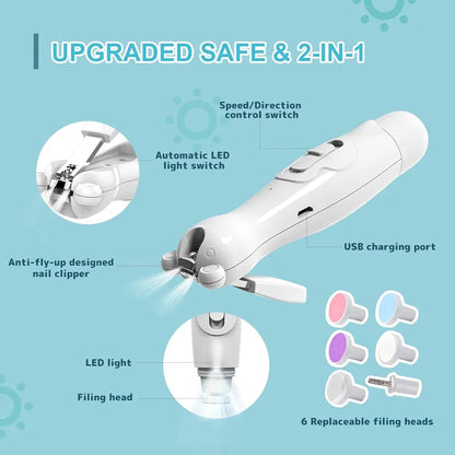 BABY NAIL GRINDER CLIPPER

MULTI-FUNCTION